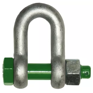 Manille droite boulonnée goupillée G-4153 - GREEN PIN - CMU de 2T à 55T Visuel